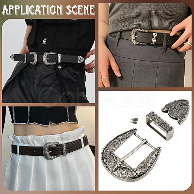 Belt Zinc Alloy Buckle Sets FIND-WH20023-057B-1