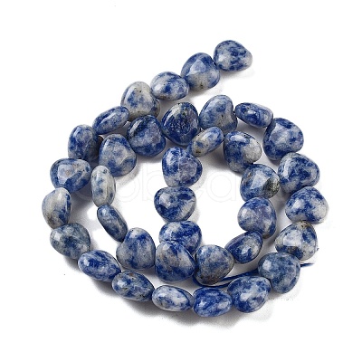 Natural Blue Spot Jasper Beads Strands G-B022-26C-1