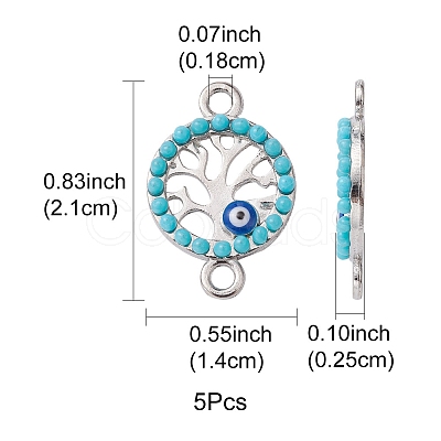 Alloy Enamel Connector Charms FIND-YW0003-46-1