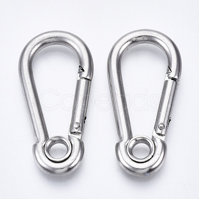 Tarnish Resistant 304 Stainless Steel Rock Climbing Carabiners STAS-N087-23B-01-1