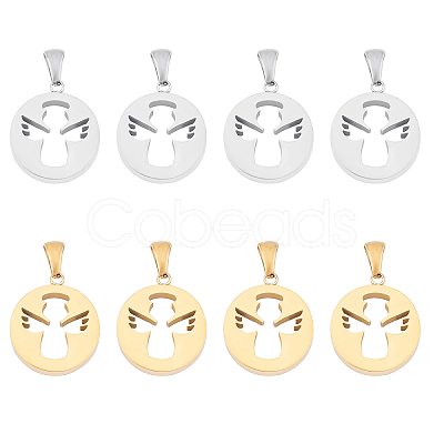 304 Stainless Steel Pendants STAS-UN0019-91-1