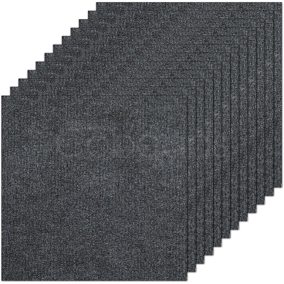 12Pcs Square Self-adhesion Polyester Carpet Tape DIY-CN0003-45C-1