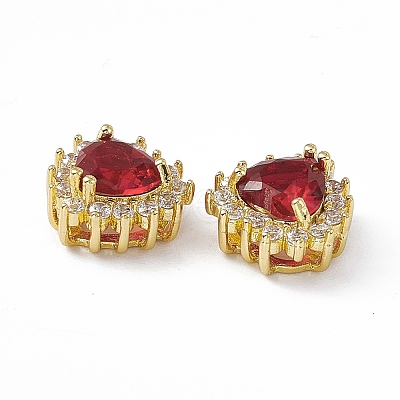 Rack Plating Brass Micro Pave Cubic Zirconia Beads KK-C007-12G-02-1