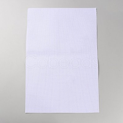 Linen Cross-Stitch Fabric DIY-WH0349-328-1