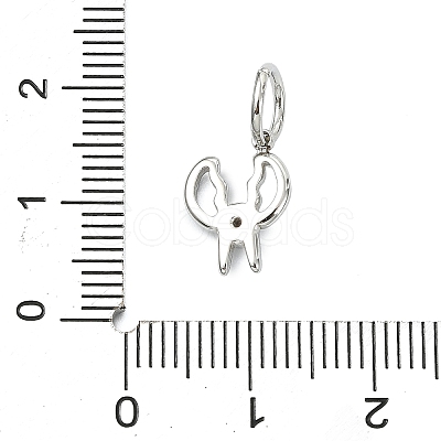304 Stainless Steel Rhinestone Pendants STAS-A145-04K-P-1