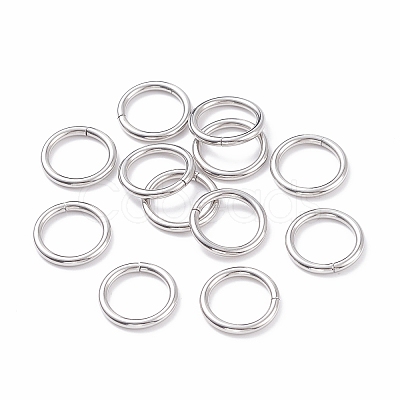 Non-Tarnish 304 Stainless Steel Closed Jump Rings STAS-F174-16P-1