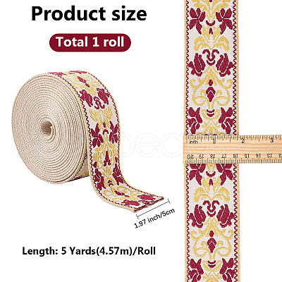 5 Yards Polyester Ribbons OCOR-GF0005-22C-1