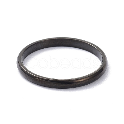 2mm Polished Plain Dome Finger Ring for Girl Women RJEW-C012-05G-EB-1