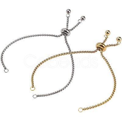 Adjustable 304 Stainless Steel Bracelet Making STAS-PH0019-07-1