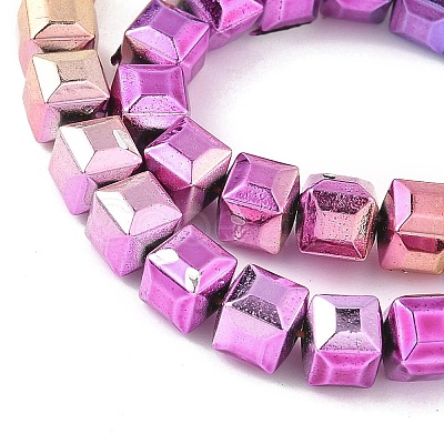 Electroplated Synthetic Non-magnetic Hematite Beads Strands G-A263-H01-03-1