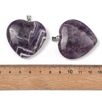 Natural Banded Amethyst Pendants GG-K002-12A-24-1