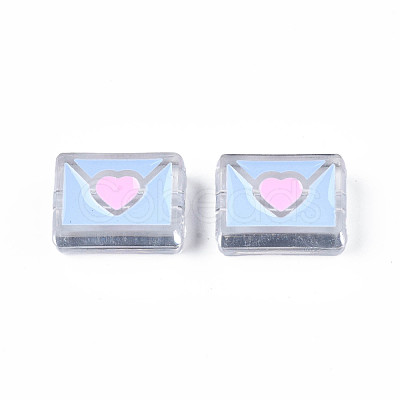 Transparent Acrylic Beads X-ACRC-S039-11-1