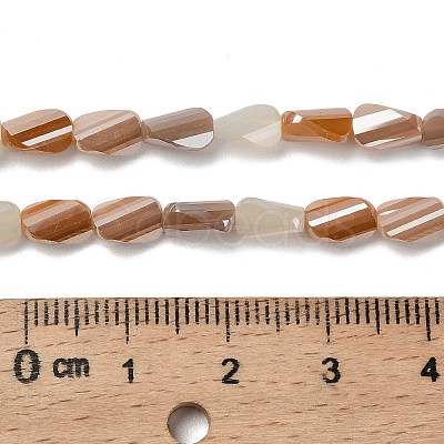 Electroplate Glass Beads Strands X-EGLA-P065-01A-03-1