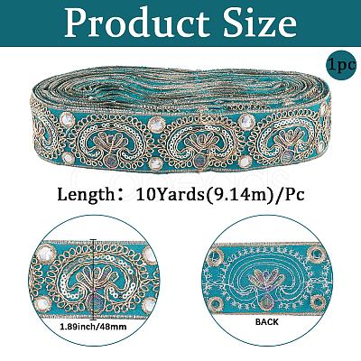 Ethnic Style Polyester Ribbon for Sewing Decoration OCOR-WH20007-26A-1