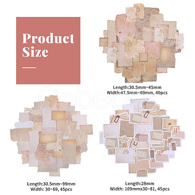3 Sets 3 Styles Retro Paper Decorative Stickers for Teens DIY-GL0005-04-1
