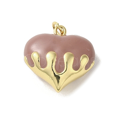 Rack Plating Brass Enamel Pendants KK-S366-05G-07-1