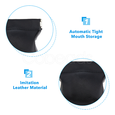 PU Leather  Waterproof Shrapnel Makeup Bags ABAG-WH0045-06A-1