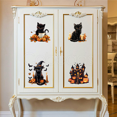 3 Sheets 3 Styles PVC Waterproof Decorative Stickers DIY-WH0404-150-1