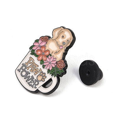 PAW POWER Colorful Enamel Pins JEWB-L027-04EB-02-1