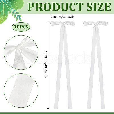 10Pcs Polyester Bowknot Chair Straps HJEW-UN00124-1
