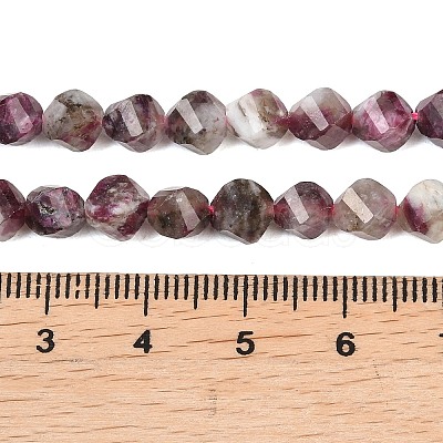 Natural Plum Blossom Tourmaline Beads Strands G-P611-C36-01-1