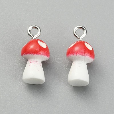 Opaque Resin Pendants RESI-CJC0012-16C-1