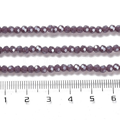 Electroplate Opaque Glass Beads Strands EGLA-A035-P3mm-A11-1