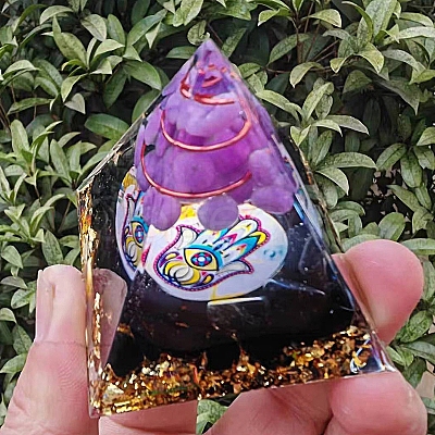 Orgonite Pyramid Resin Energy Generators PW-WG0FA64-01-1