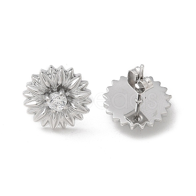304 Stainless Steel Stud Earrings EJEW-R153-02P-1