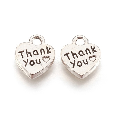 Tibetan Style Alloy Charms TIBEP-A124227-AS-LF-1
