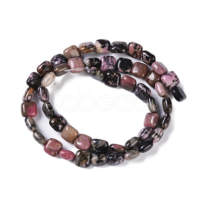 Natural Rhodonite Beads Strands G-M435-A06-01-1