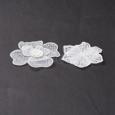 Polyester Lace Embroidery Sewing Ornament Accessories DIY-XCP0001-91-1