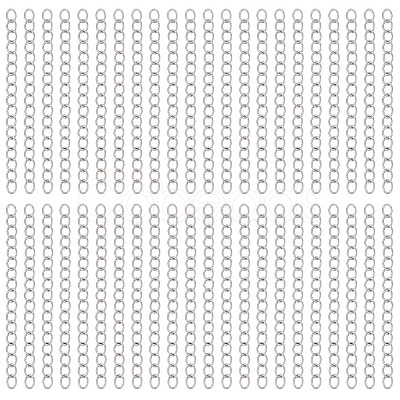 240Pcs 304 Stainless Steel Chain Extender STAS-ME0003-79-1