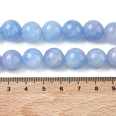 Dyed Natural Malaysia Jade Beads Strands G-G021-01D-07-1