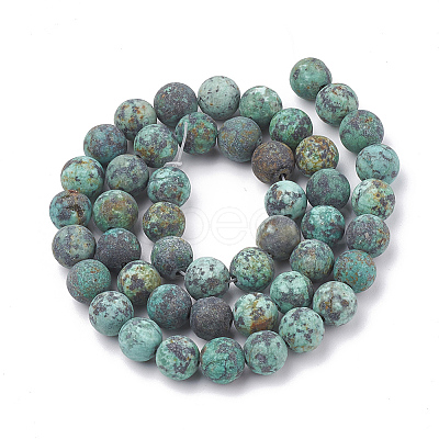 Natural African Turquoise(Jasper) Beads Strands G-T106-204-1