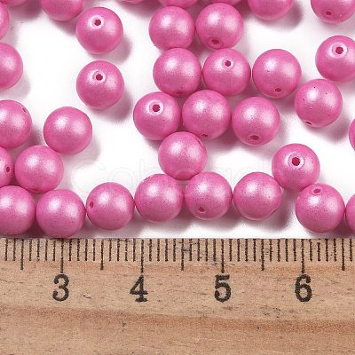Baking Paint 3/0 Glass Seed Beads SEED-A034-02J-1