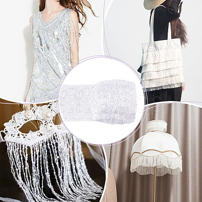 10M Polyester Fringe Trimmings DIY-OC0011-45-1