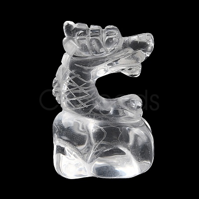 Synthetic Quartz Crystal Sculpture Display Decorations LS-DJEW-Q001-04-1
