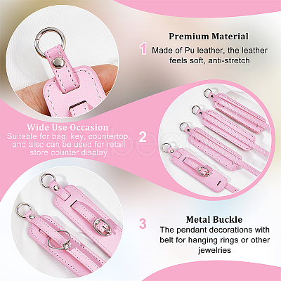 PU Leather Pendant Decorations AJEW-WH0270-193C-1