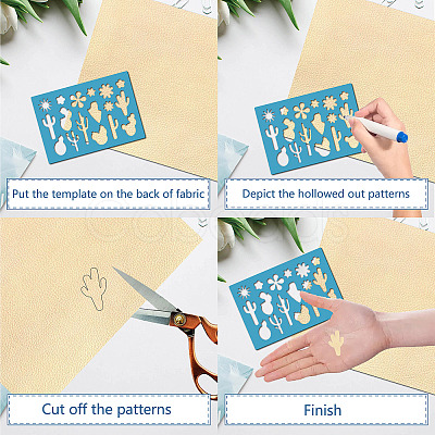 Acrylic Earring Handwork Template DIY-WH0359-035-1