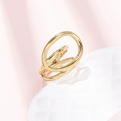 304 Stainless Steel Finger Rings RJEW-P177-01K-G-1