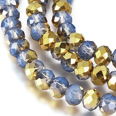 Electroplate Glass Beads Strands LS-EGLA-A034-J8mm-O01-1