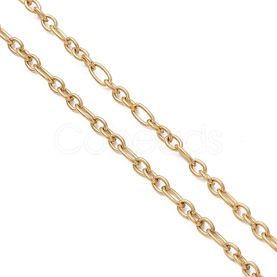 2.5MM 304 Stainless Steel Figaro Chain Necklaces with Spring Ring Clasps NJEW-JN05709-1