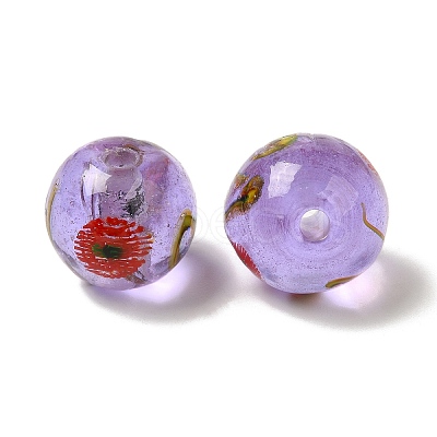 Handmade Transparent Lampwork Beads LAMP-C016-04E-04-1