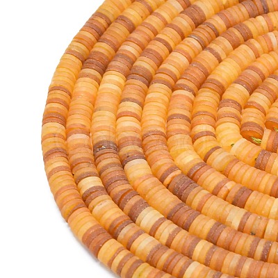 Natural White Jade Beads Strands G-P575-B14-6x1mm-03-1