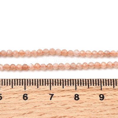 Natural Peach Moonstone Beads Strands G-F619-19A-2mm-1