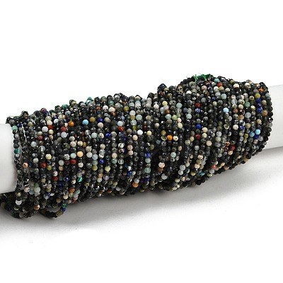 Natural Mixed Gemstone Beads Strands G-RM2025425-A03-3mm-1