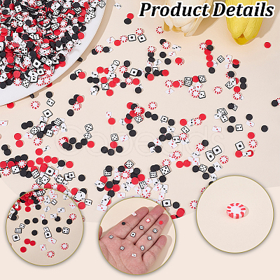 Handmade Polymer Clay Cabochons CLAY-SC0002-99B-1
