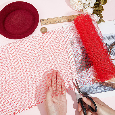 Deco Mesh Ribbons SRIB-WH0011-179A-03-1