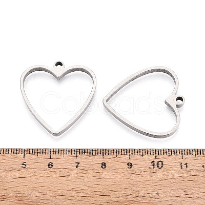 201 Stainless Steel Pendants STAS-T064-84P-01-1